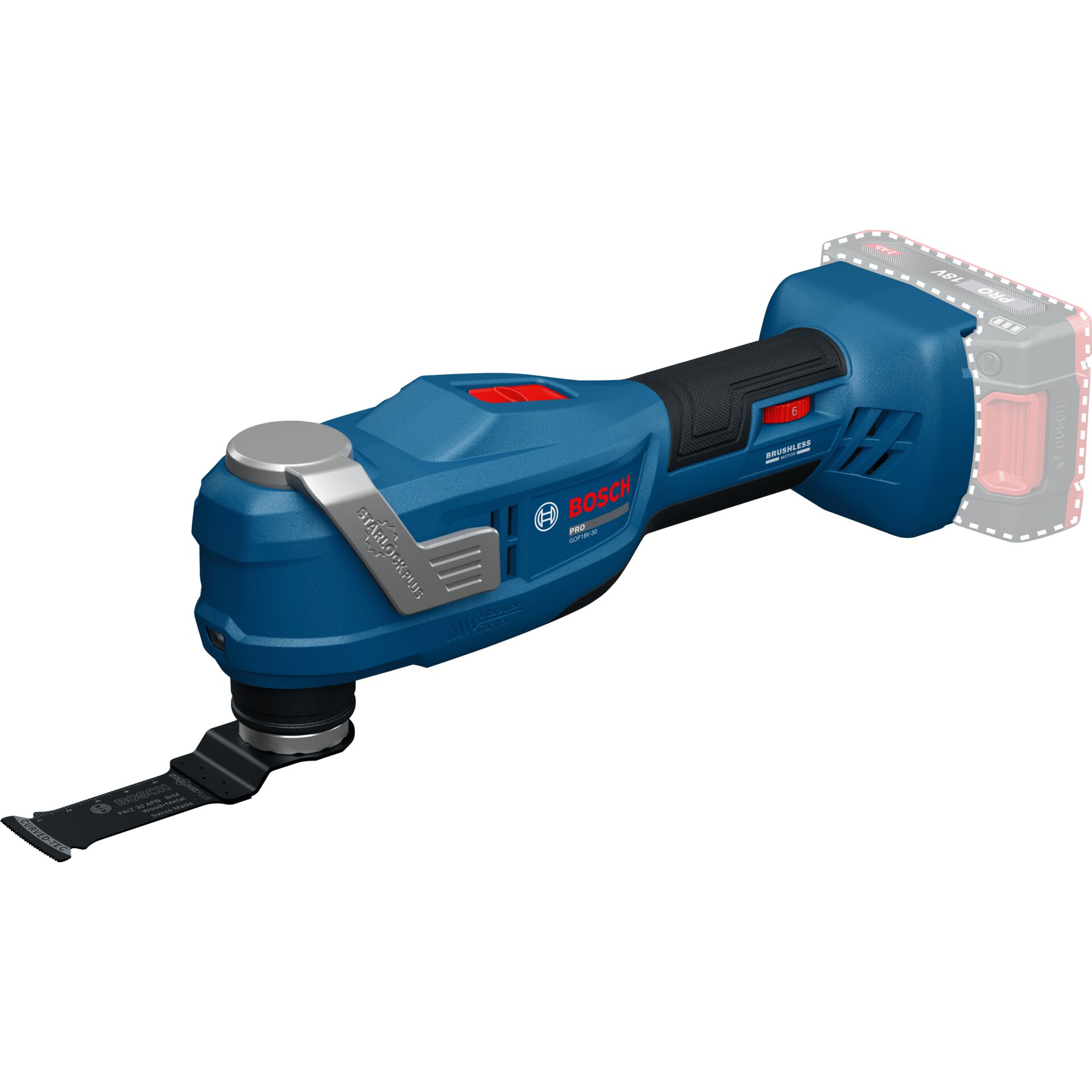 Bosch GOP18V-30 in L-BOXX Multifunktionswerkzeug