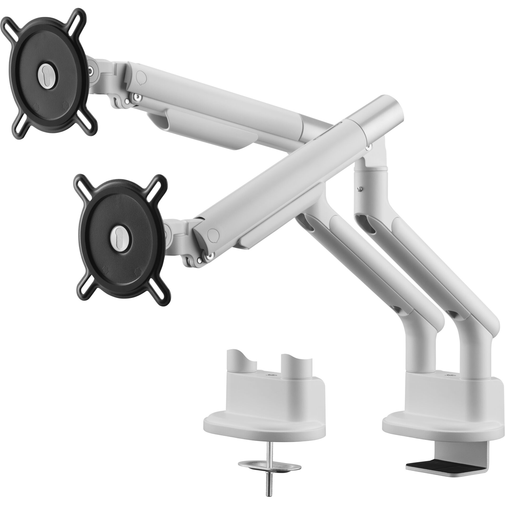 One for All Monitor Mount Design Dual White DM 7220