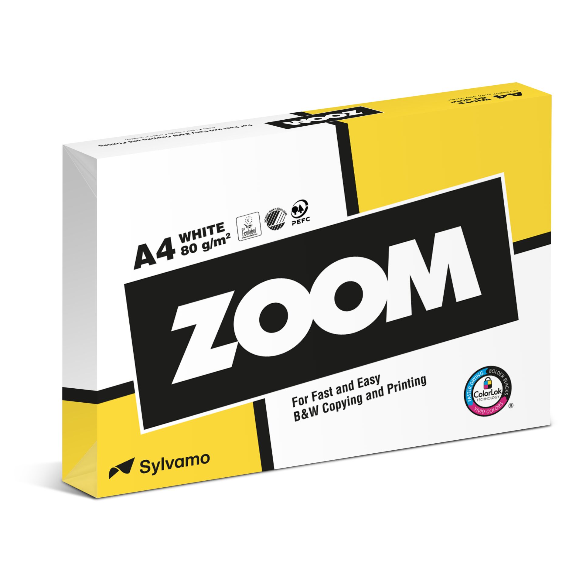 ZOOM Copy Paper A 4 80 g, White, 500 Sheets