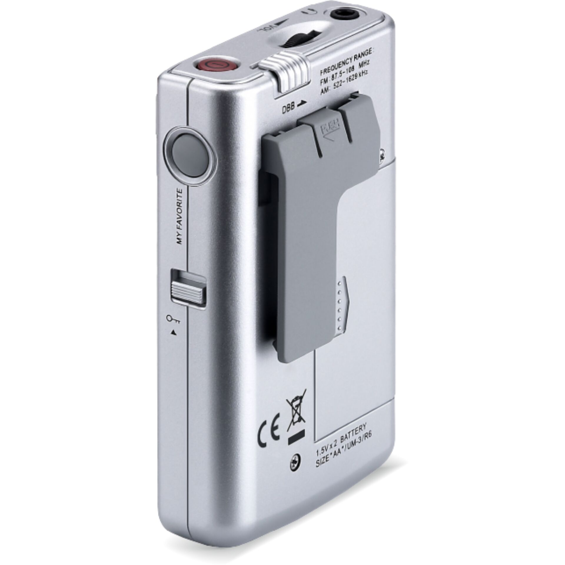 Sangean DT-250 (Pocket 250) Silver