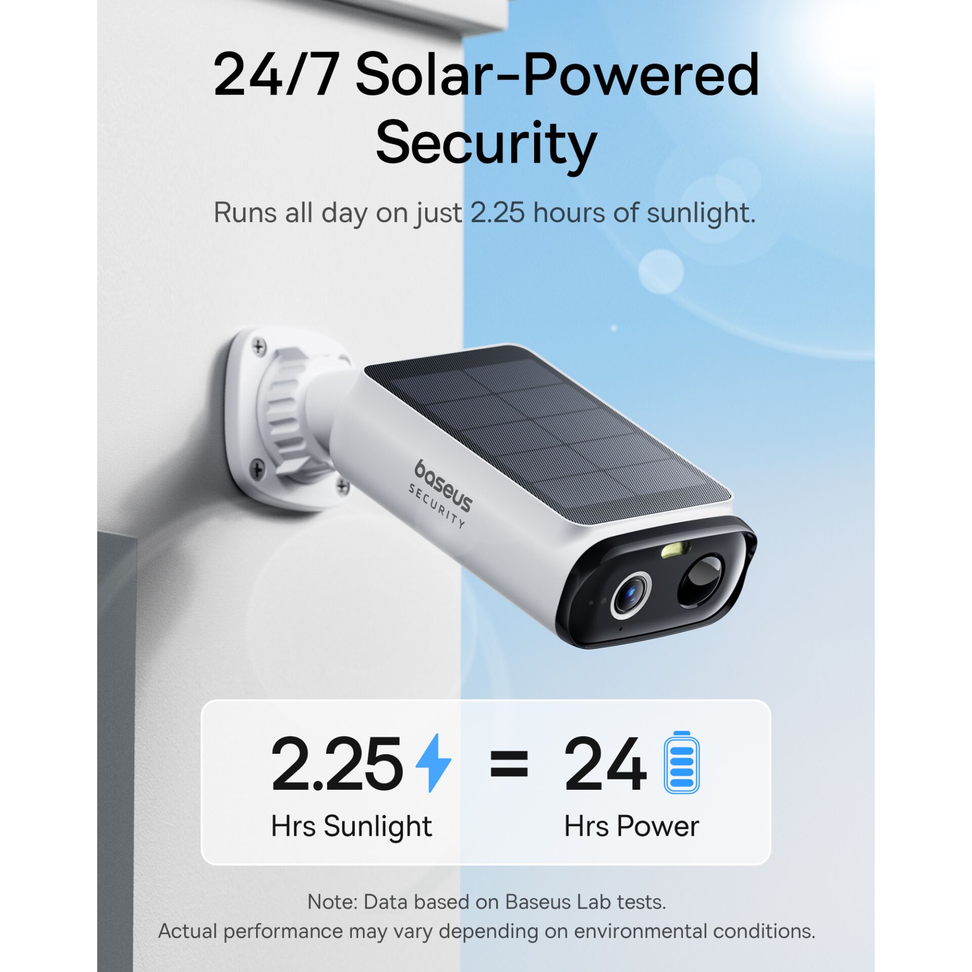Baseus Security S1 Lite Outdoor Camera 2K White