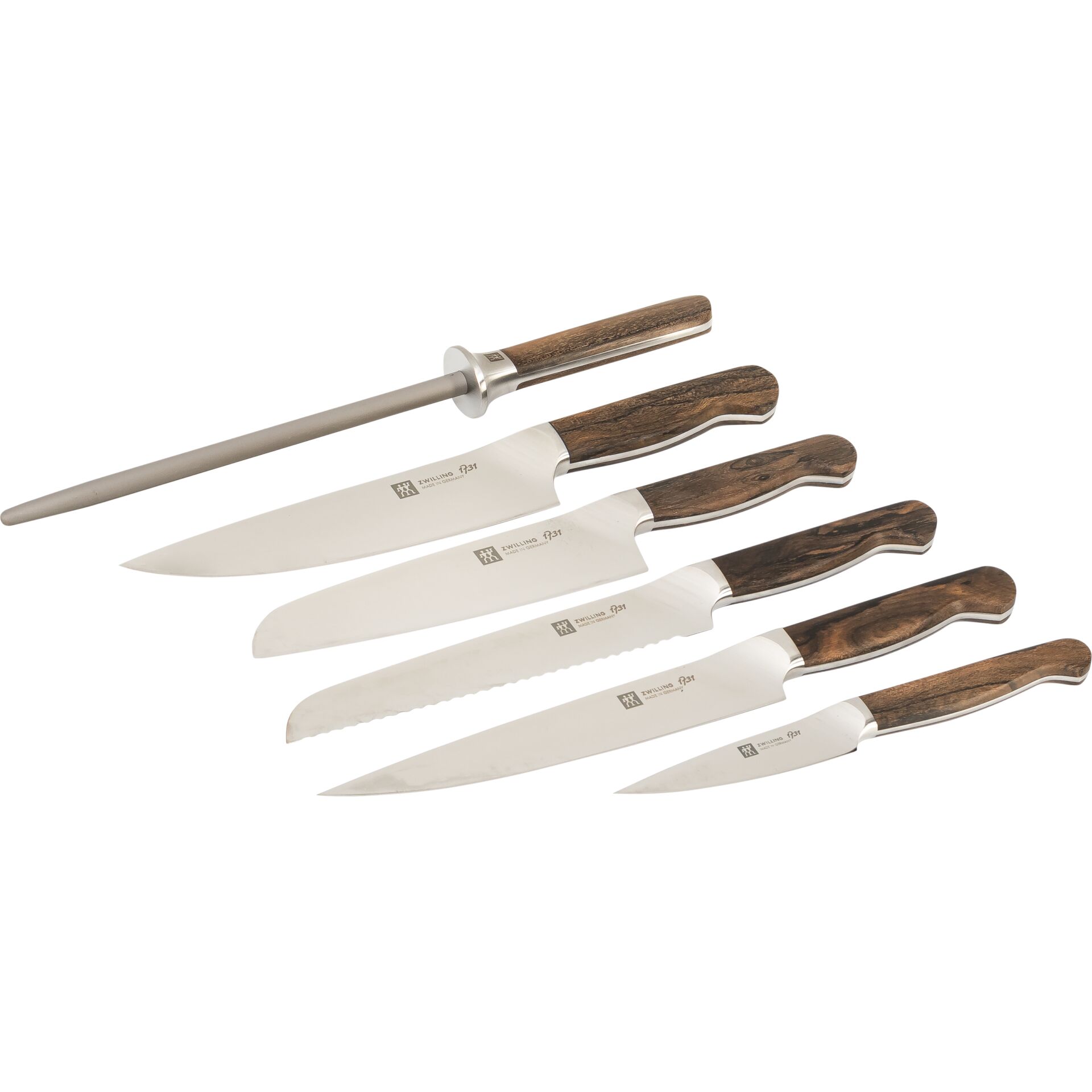 Zwilling 1731 Knife Block Set 7-Pc Brown