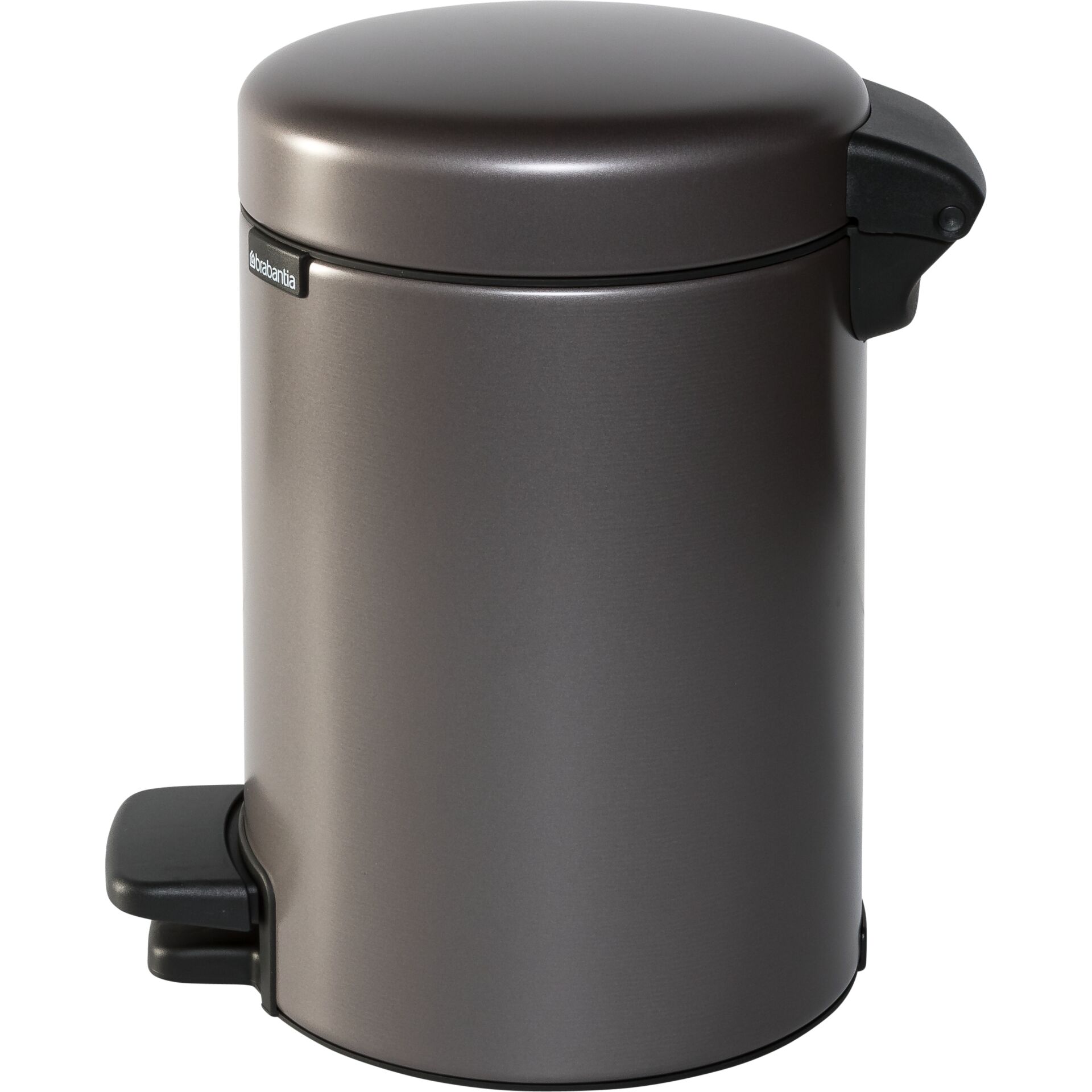 Brabantia Newicon Pedal Bin, 3L Confident Platinum