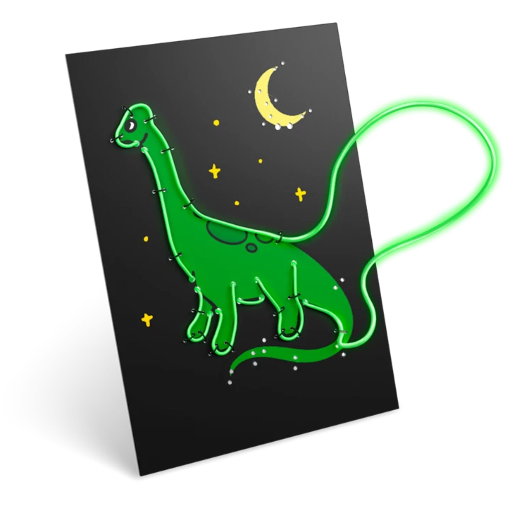 Kidywolf Illuminated Wall Decoration Set 3-pieces Dino
