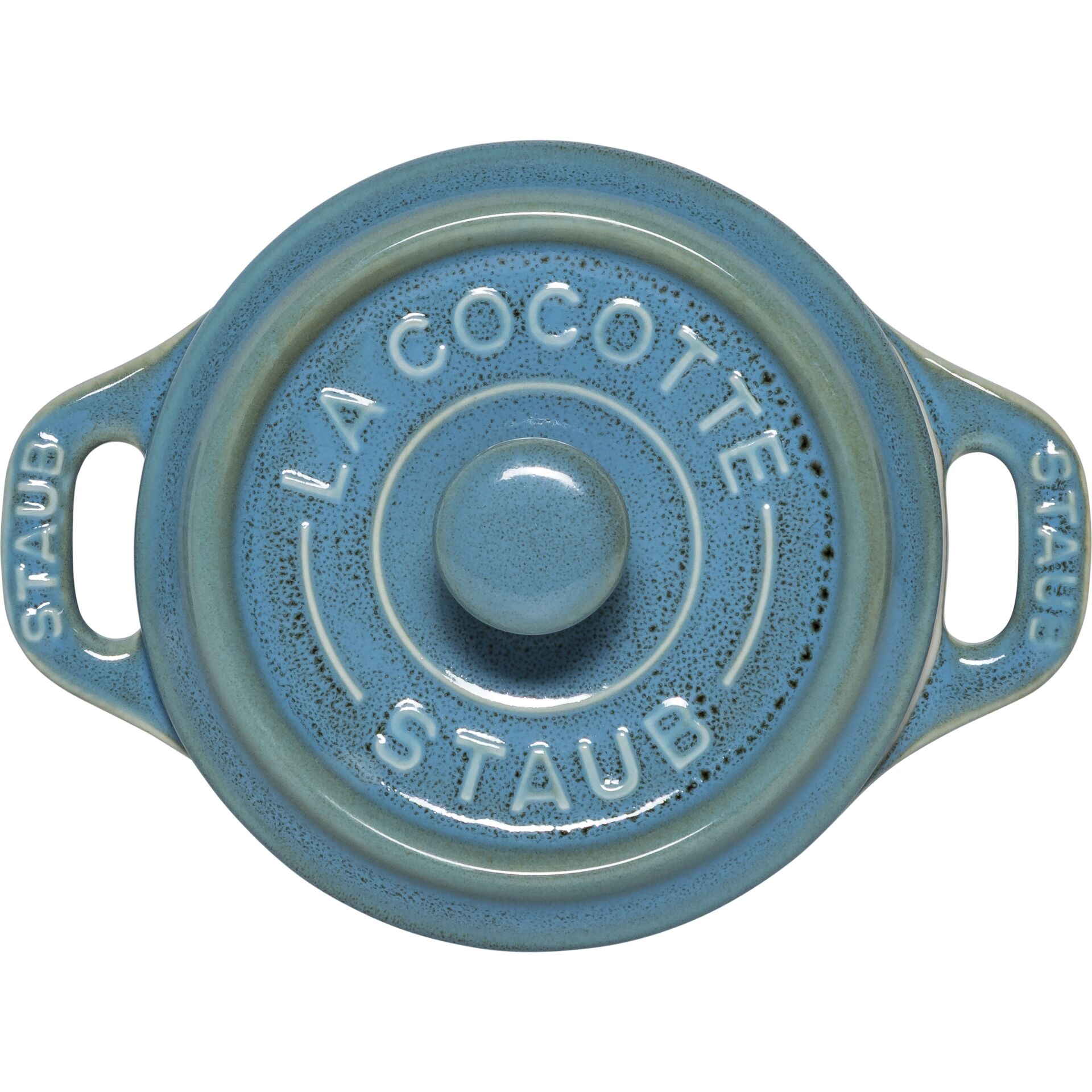 Staub Mini Cocotte Set 4-Piece round,Cermamic,Antique Turquoise