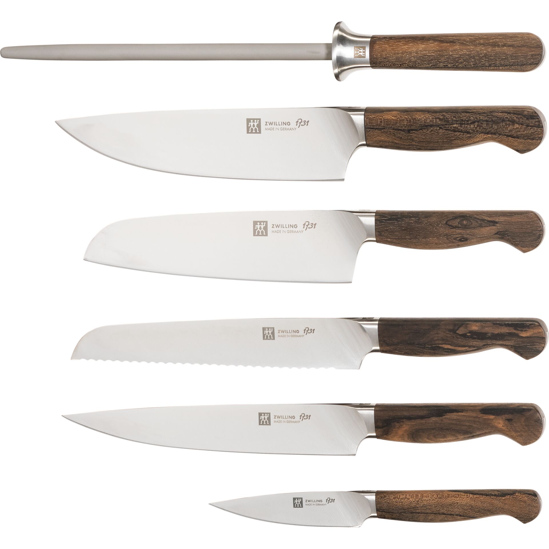 Zwilling 1731 Knife Block Set 7-Pc Brown