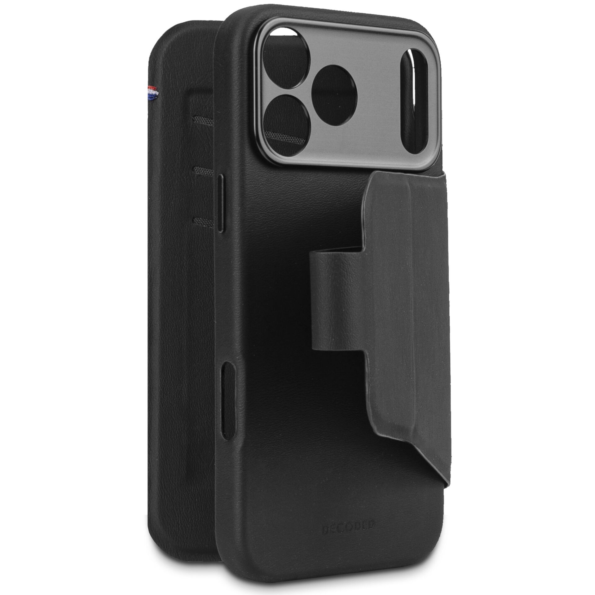 Decoded Silicone Detachable Wallet iP 17 Pro Phantom Black