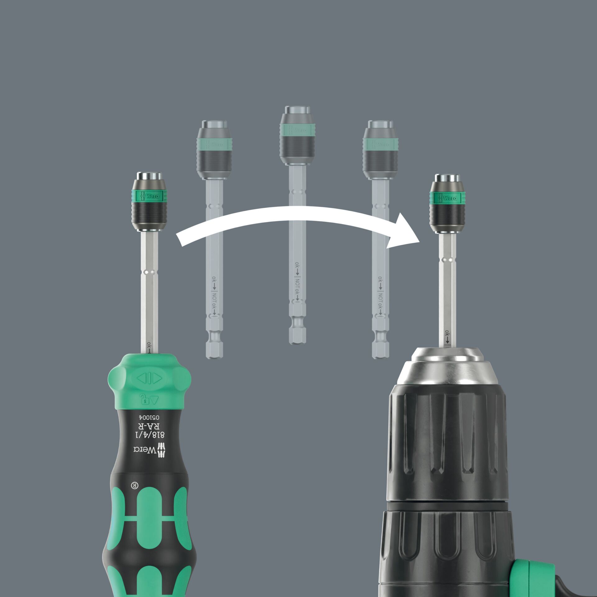 Wera Kraftform Compact 26 RA-R with Bag
