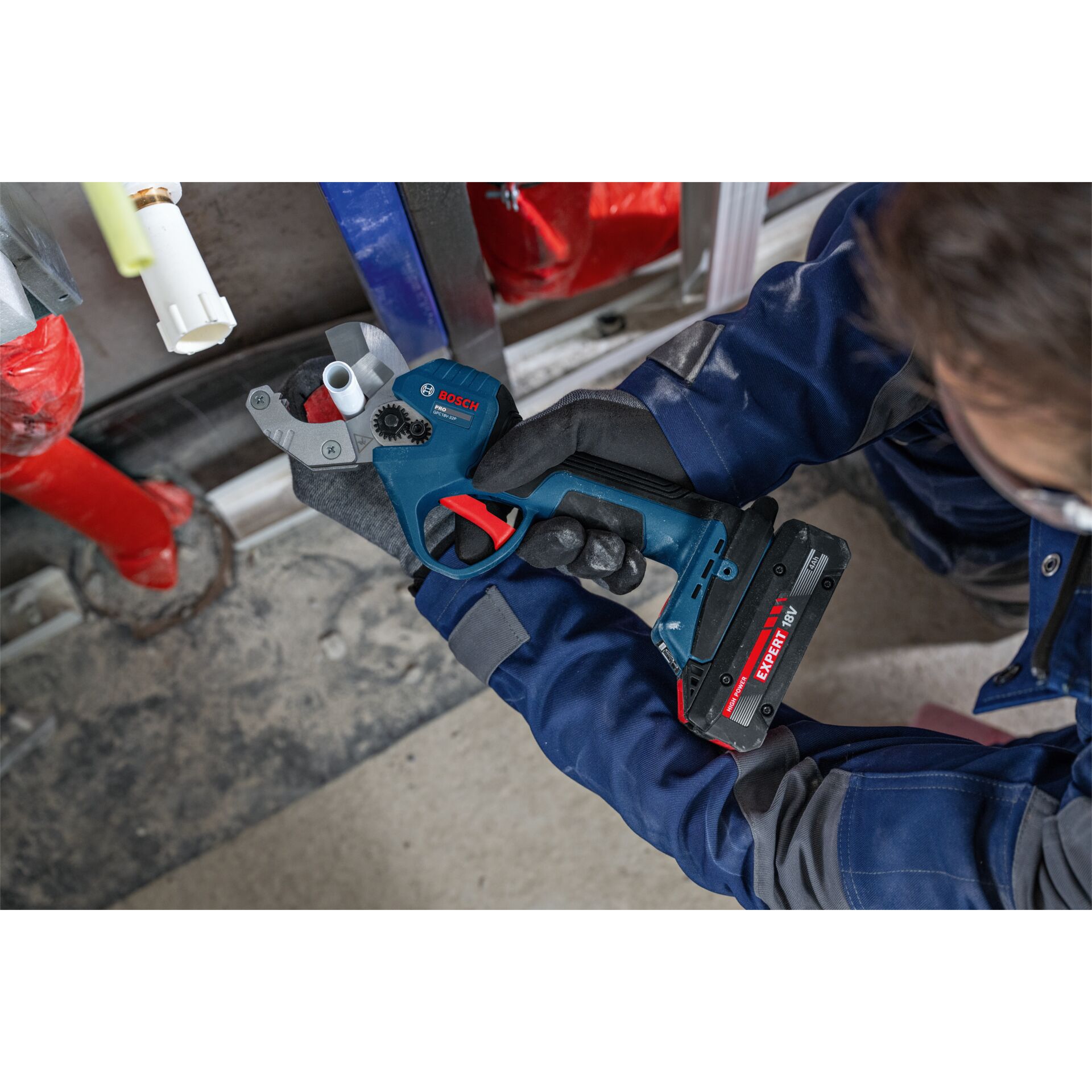 Bosch GPC18V-32P Akku-Rohrschere