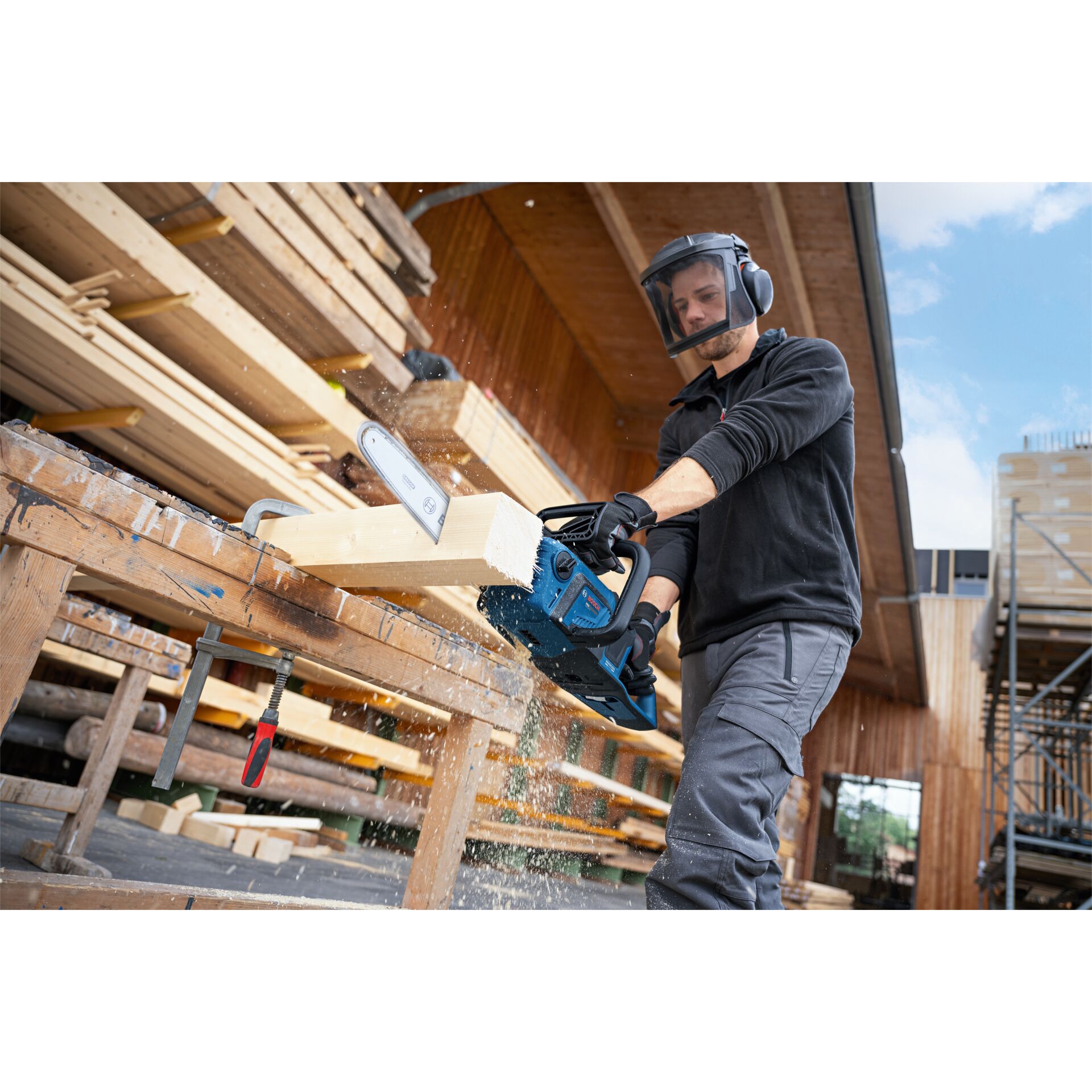 Bosch GKE18V-30 Akku-Kettensäge