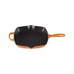 Le Creuset Grill Pan Cast Iron Square Oven Red 26 cm