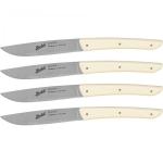 Berkel steak knife set 4-pcs. Color cream