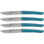Berkel steak knife set 4-pcs. Color petrol blue
