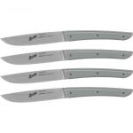 Berkel steak knife set 4-pcs. Color grey