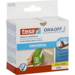 Tesa Hook&Loop Tape 2,5m x 20mm on&off white 55225