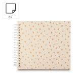 Hama Lovely Spiral beige   28x24 50 white Pages 7701