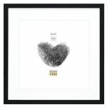 Deknudt S66KF2 P1          30x30 Wood black with Passepartout