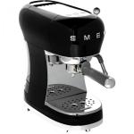 SMEG ECF02BLEU Espresso Coffee Machine, black