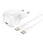 Belkin BOOST Charge USB-C 20W PD PPS 1m USB-C Cab.WCA009KQ1MWH-B6