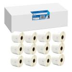 12x G&G Etiketten 32mm x 57mm sw komp. m. Dymo 11354/ s0722540