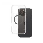 CARE by PanzerGlass Flagship Case Transp. BK MagSafe iP 16 P
