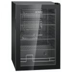 Bomann KSG 7290 black Glass Door Refrigerator 84,5cm
