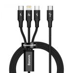 Baseus Rapid Series 3-in-1 USB Type-C Cable PD 20W 1.5m