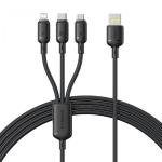 Baseus Rapid Series 3-in-1 USB-A 100W 1.5m, Black