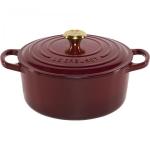 Le Creuset Signature Bräter rund 22 cm rot