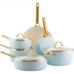 GreenPan Padova Reserve 6 pcs Pot & Pan Set Light Blue