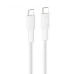 Belkin USB-C/USB-c Kabel 240W 3m geflochten, weiß    CAB025hq3MWH