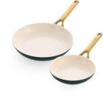 GreenPan Padova Reserve 2 pcs Frypan Set 20+26cm Green