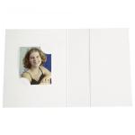1x100 Daiber Passport Photo Folders white for 3 sizes