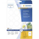 Herma Removable Round Labels  40 25 Sheets DIN A4 600 pcs. 5066