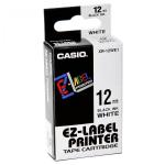 Casio XR-12 WE 12 mm black on white