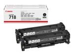 1x2 Canon Toner Cartridge 718 BK VP