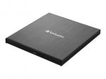 Verbatim Slimline Blu-ray Writer USB 3.1 GEN 1 USB-C Ultra HD 4K