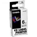Casio XR-6 WE 6 mm black on white