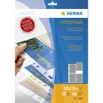 Herma Postcard Pockets     10x15 10x4 Sheets transparent 7695