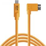 Tether Tools USB-C to 3.0 Micro- B Right Angle 4,60m orange