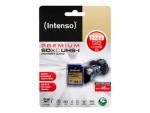 Intenso SDXC Card          128GB Class 10 UHS-I Premium