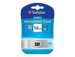 Verbatim microSDHC          16GB Class 10 UHS-I             44010