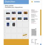 Herma Slide pockets 5x5 10 sheets clear 7701