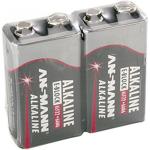 1x2 Ansmann Alkaline 9V-Block red-line