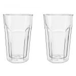 1x2 Leopold Vienna double walled Latte Macchiato Glass    LV01516
