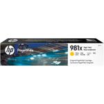 HP 981X - Hohe Ergiebigkeit - Gelb - original - PageWide - Tintenpatrone