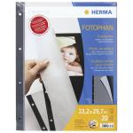 Herma Photo Carton black 20 Sheets 7577