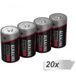20x4 Ansmann Alkaline Mono D LR 20 red-line