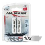 10x2 Ansmann Lithium Mignon AA LR 6 Extreme
