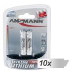 10x2 Ansmann Lithium Micro AAA LR 03 Extreme